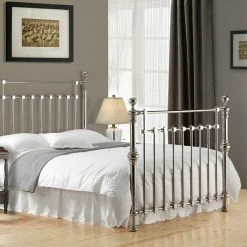 Beds Time Living Edward Chrome Bed Frame