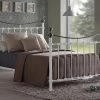 Beds Time Living Elizabeth White Metal Bed Frame