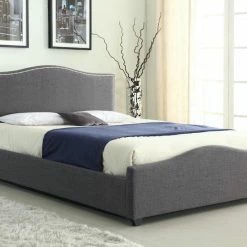 Heartlands Furniture Elle Grey Ottoman Bed
