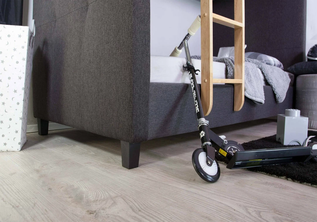 Furn Beds Faze Charcoal Bunk Bed