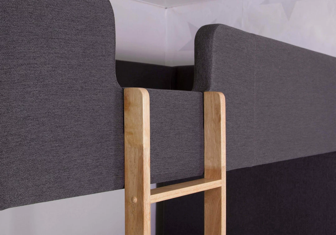 Furn Beds Faze Charcoal Bunk Bed