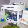 Furn Beds Febbie White Bunk Bed