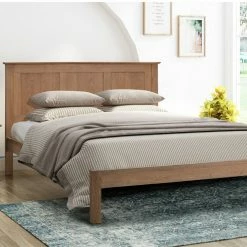 Beds Flintshire Furniture Conway Smoked Oak Bed Frame