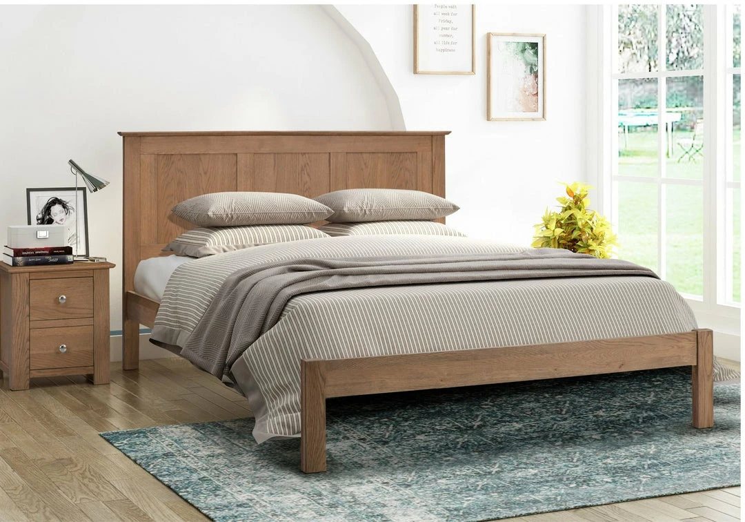 Beds Flintshire Furniture Conway Smoked Oak Bed Frame