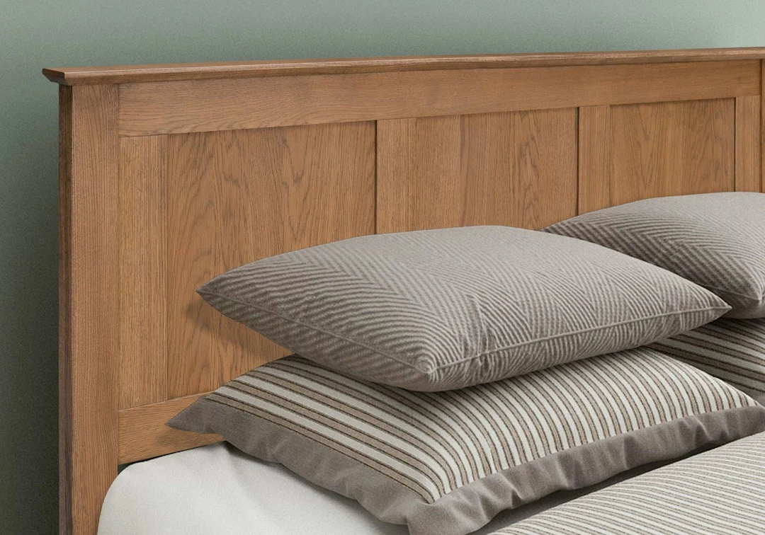 Beds Flintshire Furniture Conway Smoked Oak Bed Frame