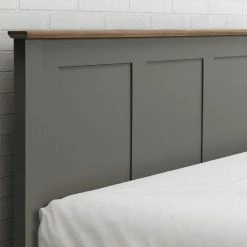 Beds Flintshire Furniture Conway Grey Painted Oak Bed Frame