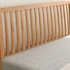 Flintshire Furniture Rowley Solid Smoked Oak Bed Frame Beds