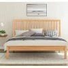 Flintshire Furniture Rowley Solid Smoked Oak Bed Frame Beds