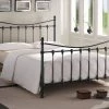 Time Living Florida Black Metal Bed Frame
