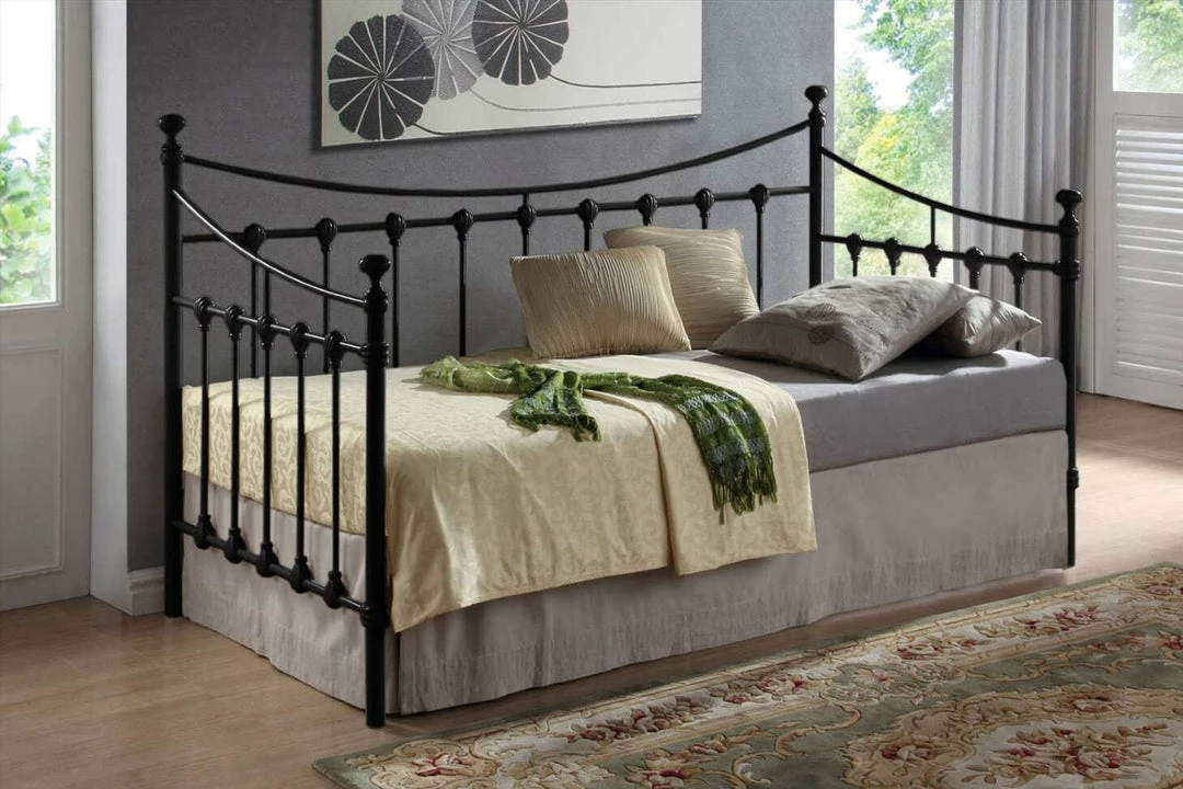 Beds Time Living Florida Black Daybed