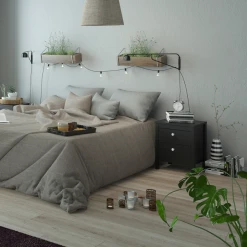 Furniture To Go Madrid Bedside Table 2 Drawers