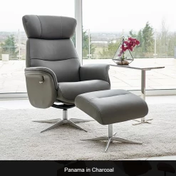 GFA Panama Recliner And Foot Stool