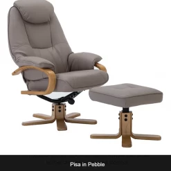 GFA Pisa Recliner And Foot Stool