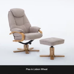 GFA Pisa Recliner And Foot Stool