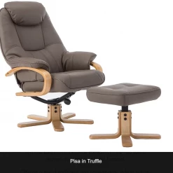 GFA Pisa Recliner And Foot Stool