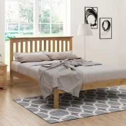 Flintshire Furniture Gladstone Oak Bed Frame Beds