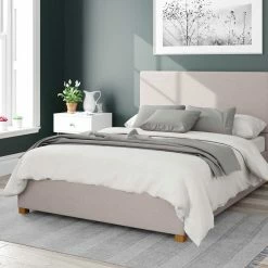 Better Bed Company Better Peterborough Off White Ottoman Bed Beds