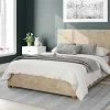 Better Bed Company Better Peterborough Linen Beige Ottoman Bed