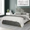 Better Bed Company Better Peterborough Granit Black Ottoman Bed Beds
