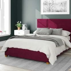 Better Bed Company Better Peterborough Red Ottoman Bed Beds