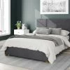 Better Bed Company Better Peterborough Dark Grey Ottoman Bed