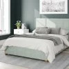 Better Bed Company Better Peterborough Light Green Ottoman Bed Beds