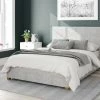 Better Bed Company Better Peterborough Light Grey Ottoman Bed