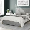 Better Bed Company Better Peterborough Smokey Grey Ottoman Bed
