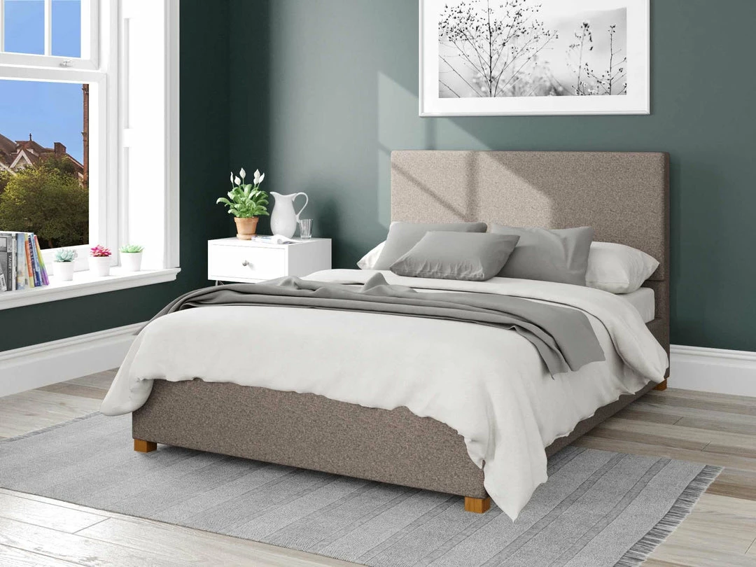 Better Bed Company Beds Better Peterborough Light Brown Ottoman Bed