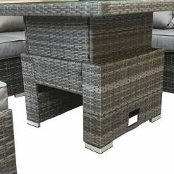 Signature Weave Georgia Corner Dining Set With Lift Table Baths