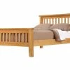 Heartlands Furniture Acorn Solid Oak Bed High Footend Beds