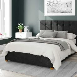 Better Bed Company Better Bromley Black Ottoman Bed Beds