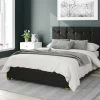 Better Bed Company Beds Better Bromley Velvet Black Ottoman Bed