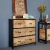 Baths Indian Hub Cosmo Industrial 6 Drawer Chest