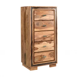 Indian Hub Jodhpur Sheesham Tall Chest Of Drawers Baths