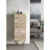 Indian Hub Light Gold Tall Chest Of Drawers Baths