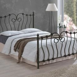 Time Living Inova Black Metal Bed Frame