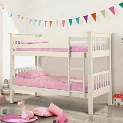 Julian Bowen Barcelona Bunk Bed White Bunk Beds