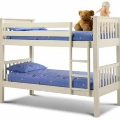 Julian Bowen Barcelona Bunk Bed White Bunk Beds