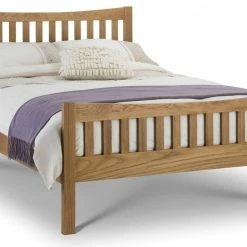 Julian Bowen Bergamo Oak Bed Frame