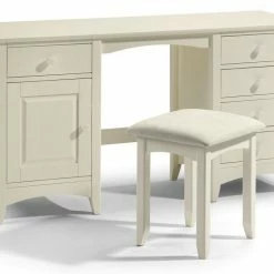 Julian Bowen Cameo Twin Pedestal Dressing Table Baths