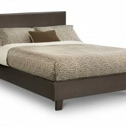 Beds Julian Bowen Cosmo Brown Leather Bed Frame