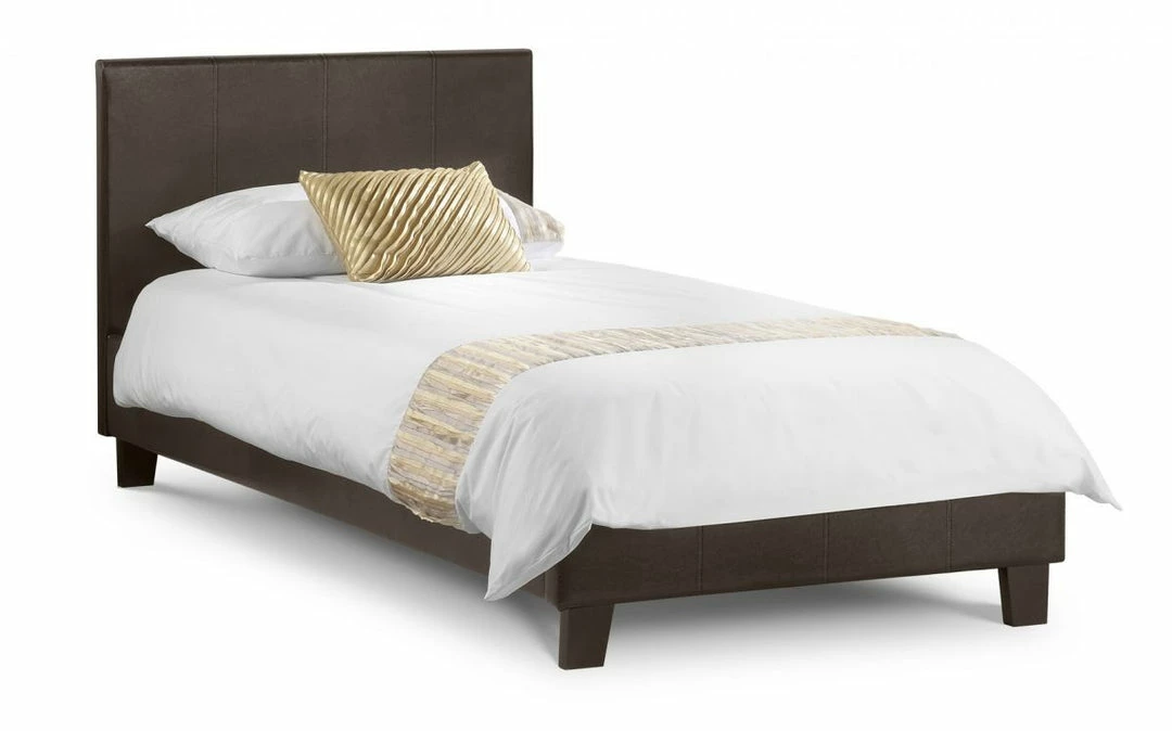 Beds Julian Bowen Cosmo Brown Leather Bed Frame
