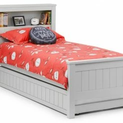 Julian Bowen Maine Bookcase Bed Grey Beds