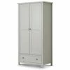Baths Julian Bowen Maine Dove Grey 2 Door Combination Wardrobe