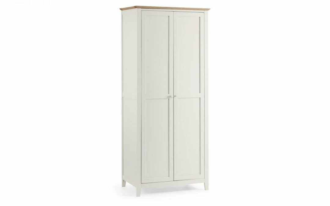 Julian Bowen Salerno 2 Door Two Tone Wardrobe Baths