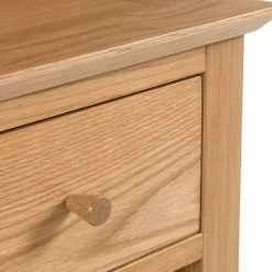 Julian Bowen Salerno Oak 1 Drawer Bedside Chest