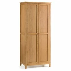 Baths Julian Bowen Salerno Oak 2 Door Wardrobe