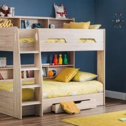 Julian Bowen Orion Sonoma Oak Bunk Bed Beds