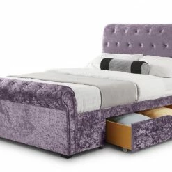 Julian Bowen Verona Lilac Crush Storage Bed Frame